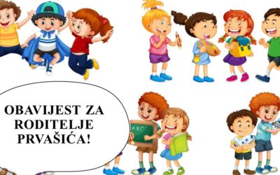 Obavijest za roditelje prvaša 2025./2026.