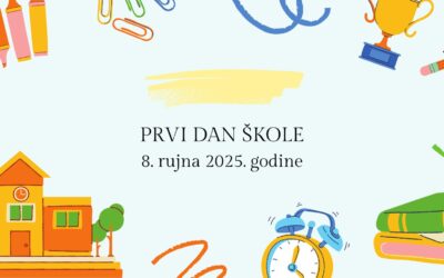 Raspored za prvi dan škole