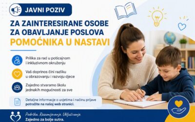 Poziv pomoćnici u nastavi